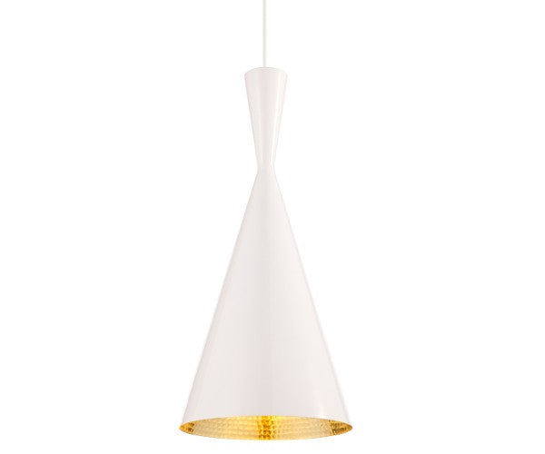 beat shade tall hvid pendel Tom Dixon