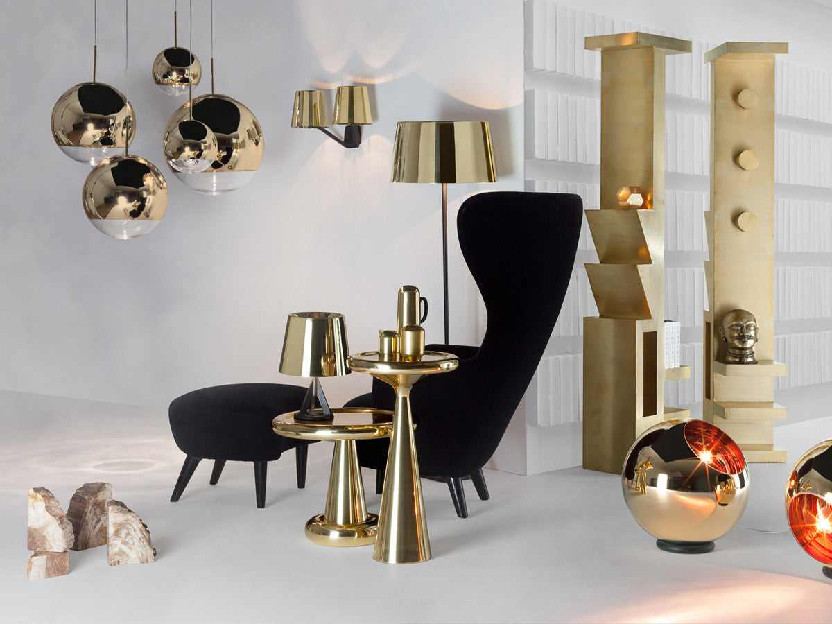 miljøbillede mirror ball pendel tom dixon