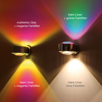 puk meg maxx wall med linse med farvefilter glas væglampe top-light 2