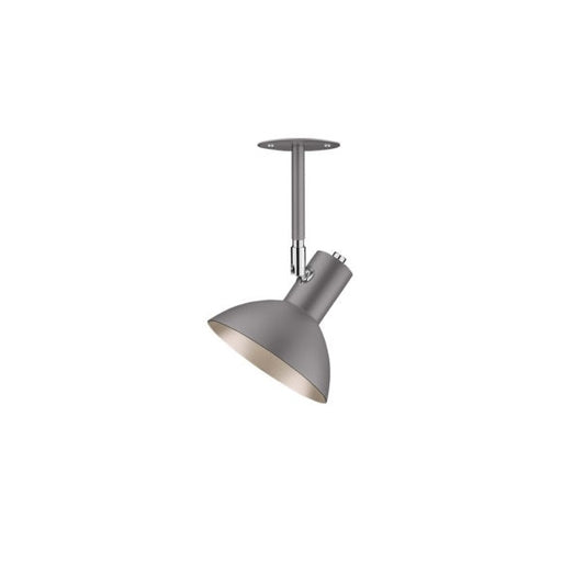 Tragten loftlampe monteret på flange