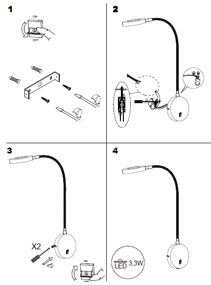 stregtegning Llit leds c4