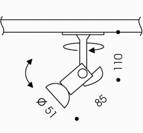 MX-high skinnespot 230V 3F