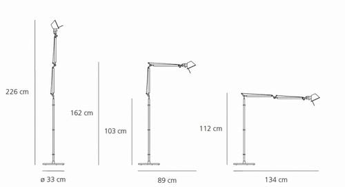 Tolomeo floor Artemide
