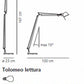 Tolomeo Reading E27/ LED gulvlampe Artemide