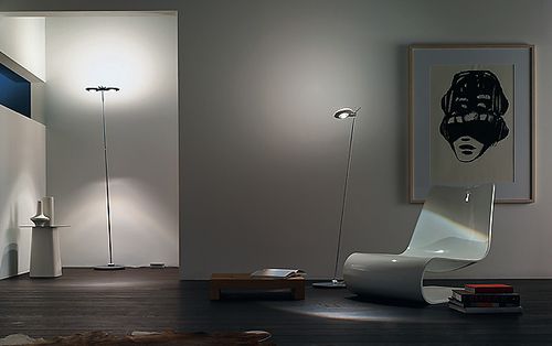 Puro Terra Doppio Lente E gulvlampe Occhio