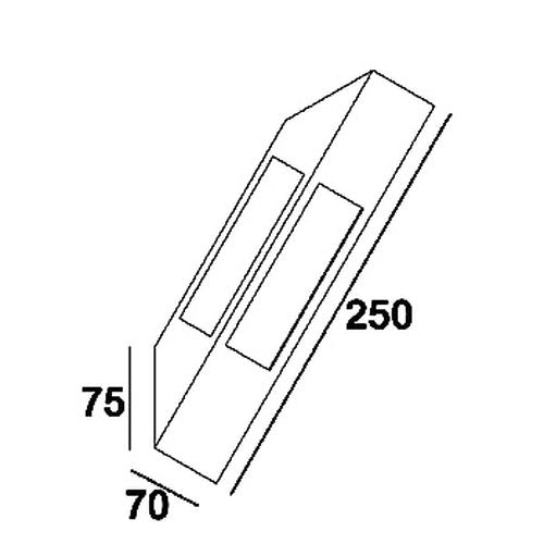 Nemea udendørs væglampe Psm Lighting