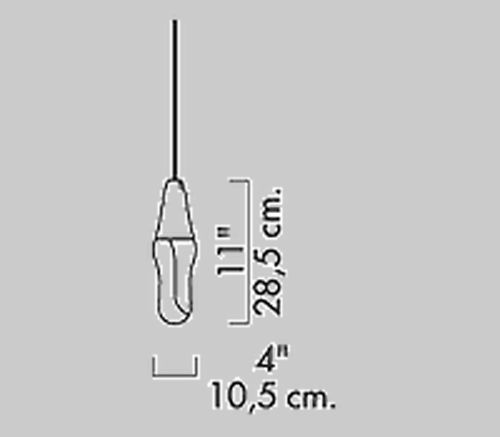 Pod lens D30 F indendørs/udendørs pendelLuceplan