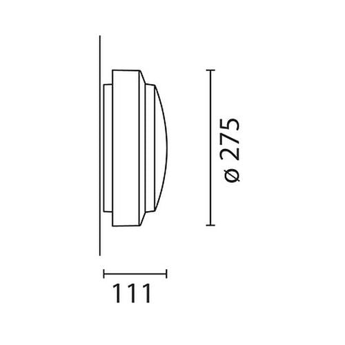 Væg / loftlampe 7078 Iguzzini