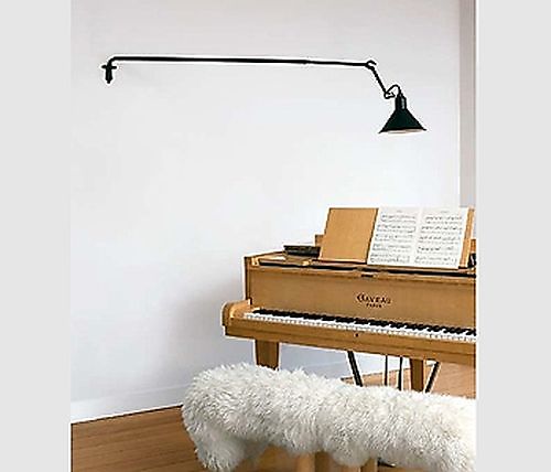 Lampe Gras 213 væglampe sort