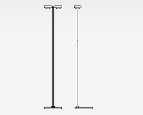 Sento Terra e gulvlampe occhio