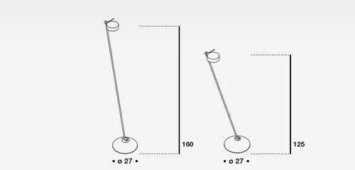 Sento Terra Doppio b gulvlampe occhio