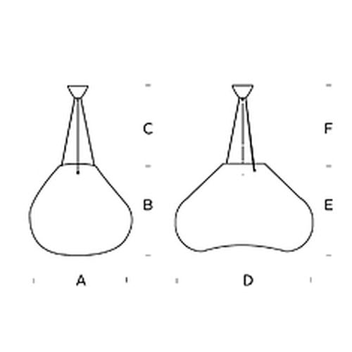 Bolla 33 pendel Fontana Arte
