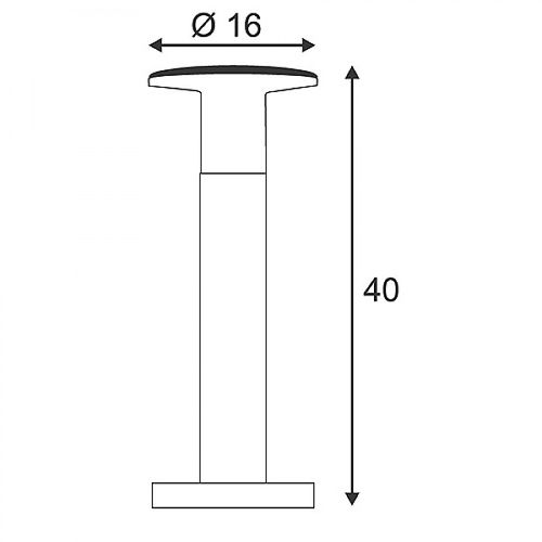 Alpa Mushroom pullertlampe slv