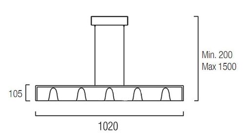Tempo / hvid pendel leds-c4