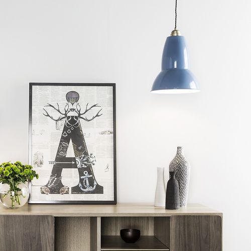 Original 1227 brass Maxi pendel Anglepoise