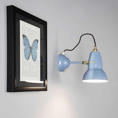 Original 1227 brass Anglepoise væglampe