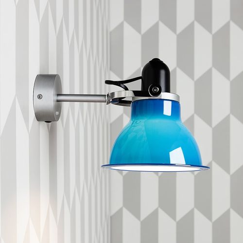 Type 1228 blå anglepoise væglampe