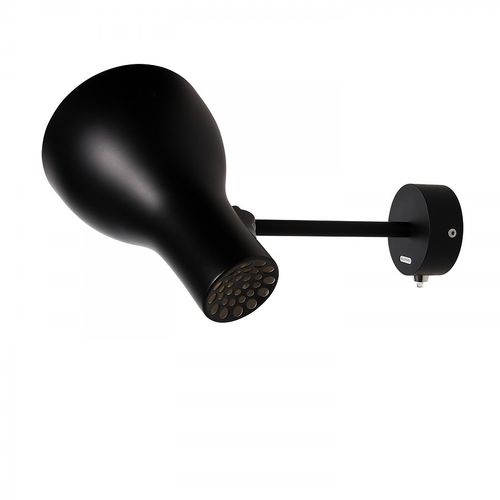 Type 75 stor sort anglepoise væglampe