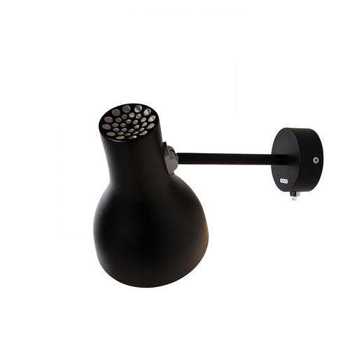 Type 75 stor sort anglepoise væglampe