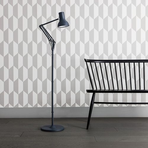 Type 75 mini grå anglepoise gulvampe
