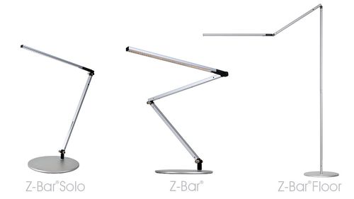 z-bar familie LED bord og gulvlampe fra koncept