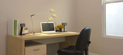 Z-Bar solo mini bordlampe sort koncept