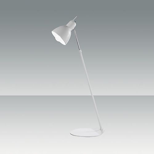 Lancaster hvid bordlampe fabas luce
