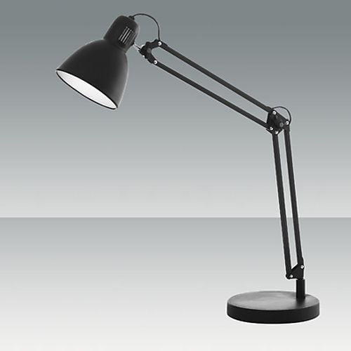 Lisetta sort bordlampe fabas luce