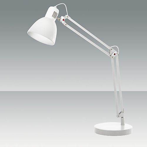 Lisetta hvid bordlampe fabas luce