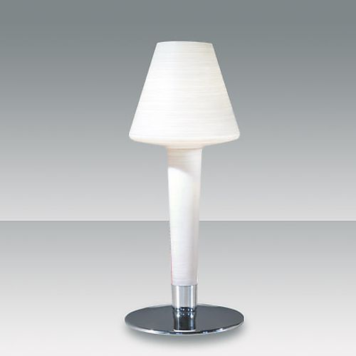 Phil hvid stibet bordlampe fabas luce