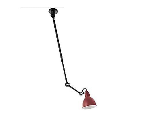 Lampe Gras 302 pendel sort/rød