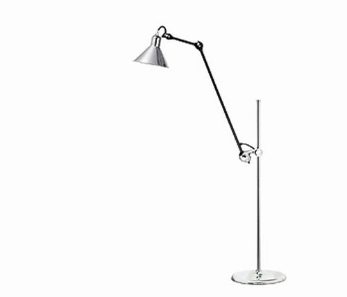Lampe Gras 215 gulvlampe sort/krom