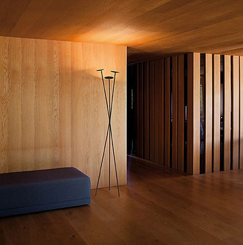 Skan 0260 / hvid gulvlampe vibia