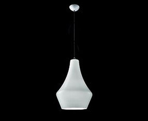 Alma 60 S pendel i hvidt glas