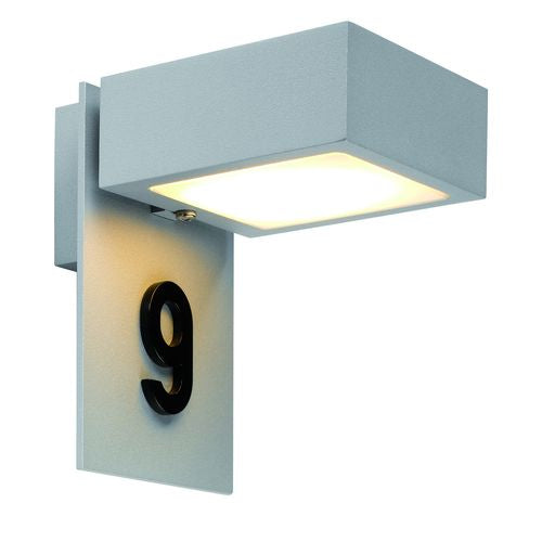 Arcade 3080 væglampe med husnummer Psm Lighting