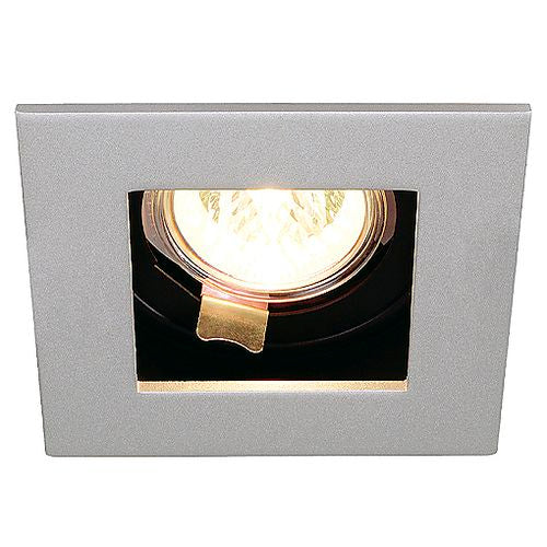 Indi rec 1s downlight sølvgrå/sort SLV