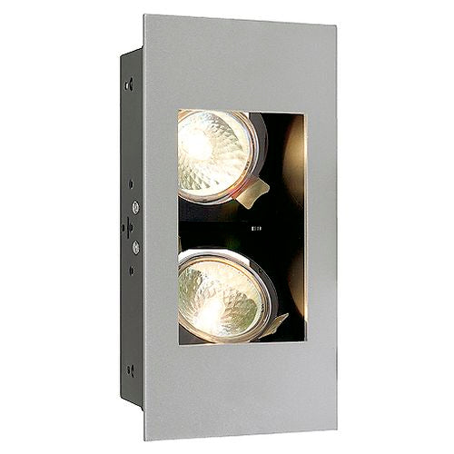 Indi rec 2s downlight sølvgrå/sort SLV