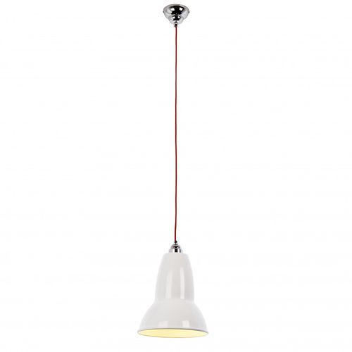Duo hvid m. rød ledning pendel anglepoise
