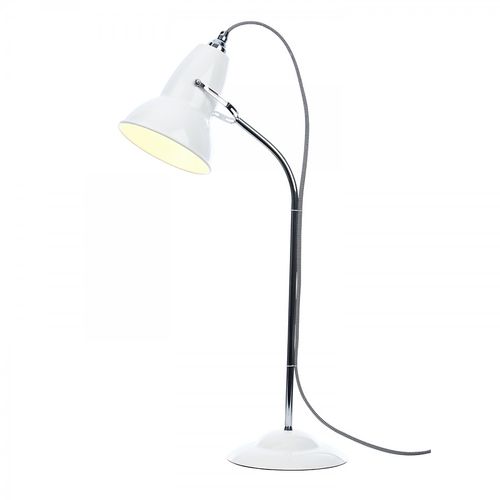 Duo hvid m. hvid/sort ledn anglepoise bordlampe