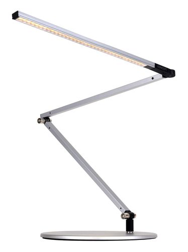 Z-Bar slim bordlampe silver koncept