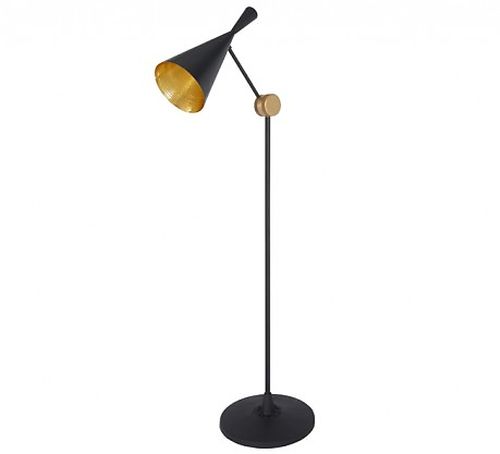 Beat floor black gulvlampe tom dixon