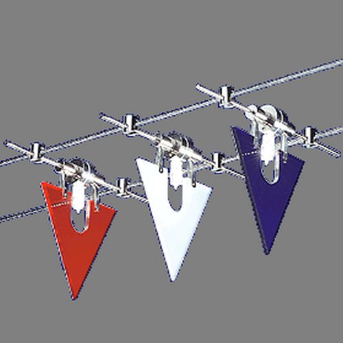 Trias spot Oligo (rød - hvid - blå)