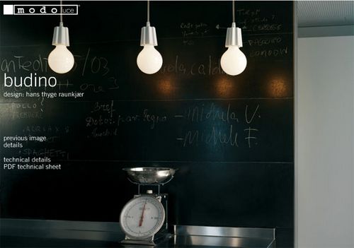 Budino s pendel modo luce