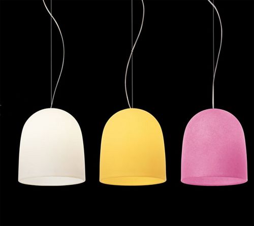 campagnone pendel i farven fucsia, orange og hvid