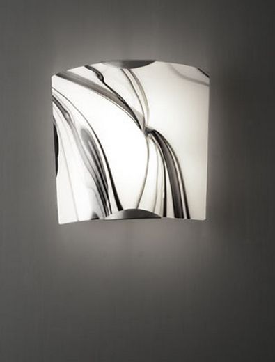 Black & white  AP væglampe AV Mazzega