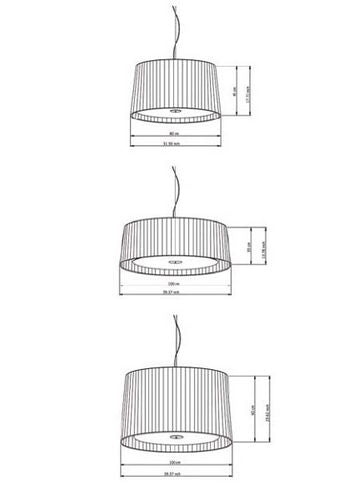 Milleluci S60 pendel modo luce