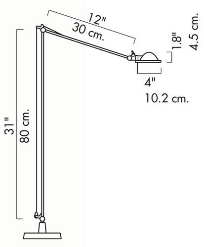 Berenice D12NT Gulvlampe Luce Plan