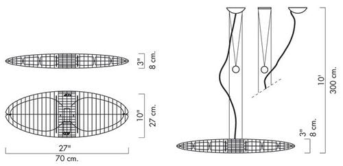 Titania D17 pendel Luceplan