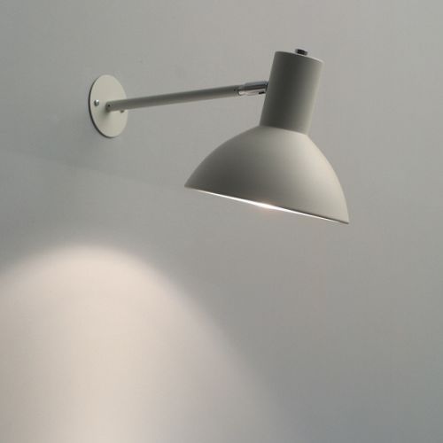 Tragten væglampe på flange fra ABC LYS