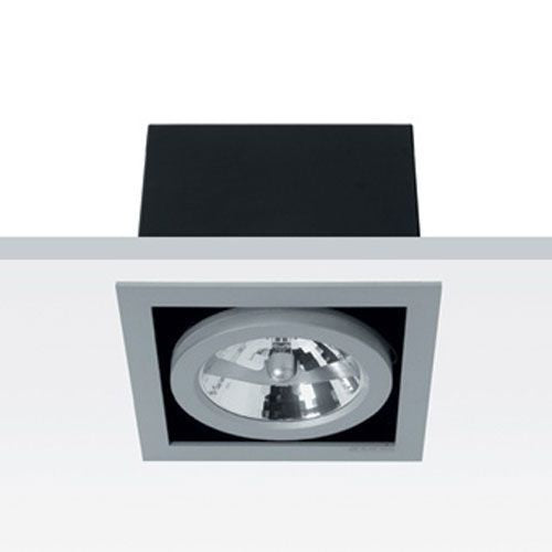 Battery Trim Large 1L Downlight sølvgrå, Antares (outlet)
